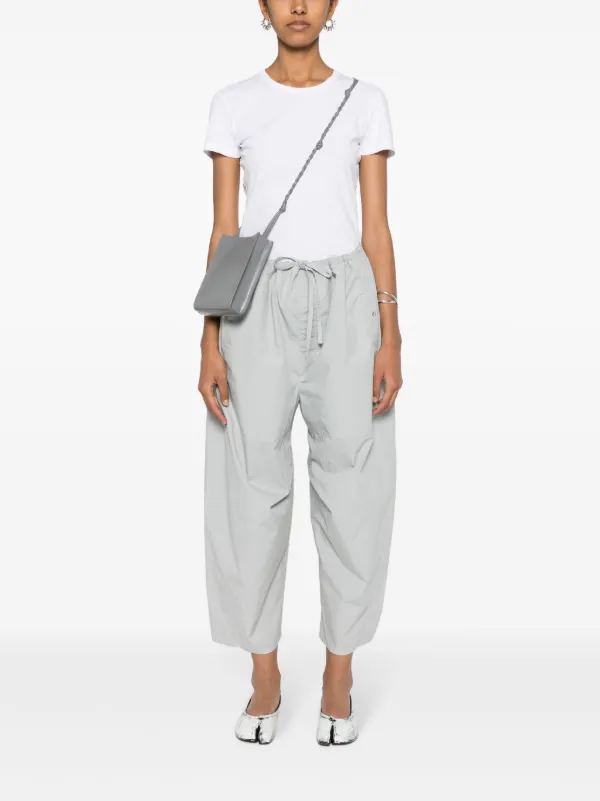 ルメール クロップドパンツ LEMAIRE ドローストリング クロップドパンツ | グレー | FARFETCH JP
