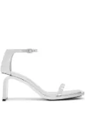 Courrèges Stream Mirror sandals - Silver