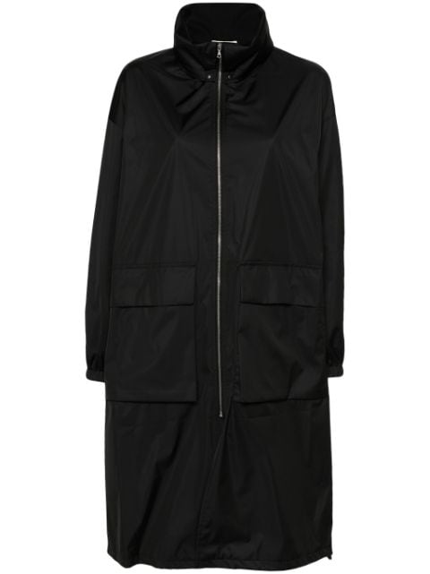 Auralee zip-up hooded raincoat