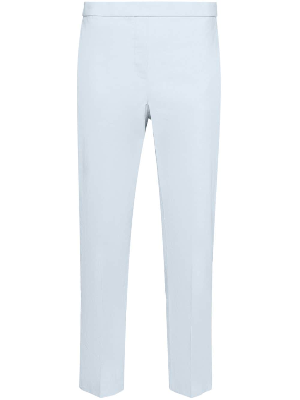 Theory slim-cut tailored trousers Blauw