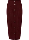 ERDEM pencil midi skirt - Red