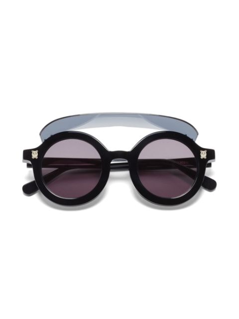 Mini Rodini round-frame visor sunglasses