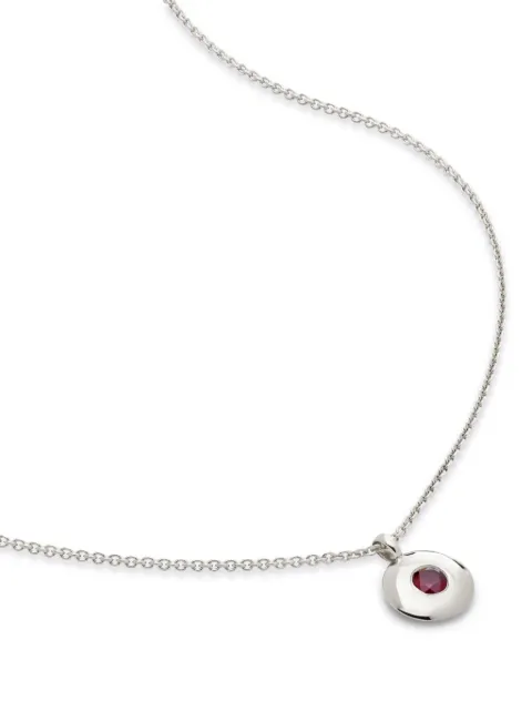 Monica Vinader January Birthstone garnet necklace