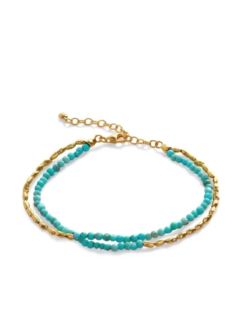 Monica Vinader Mini Nugget Gemstone beaded bracelet