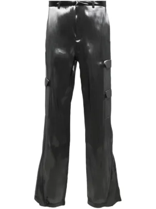 HELIOT EMIL カーゴパンツ HELIOT EMILのグレー Liquid Metal カーゴパンツがセール中