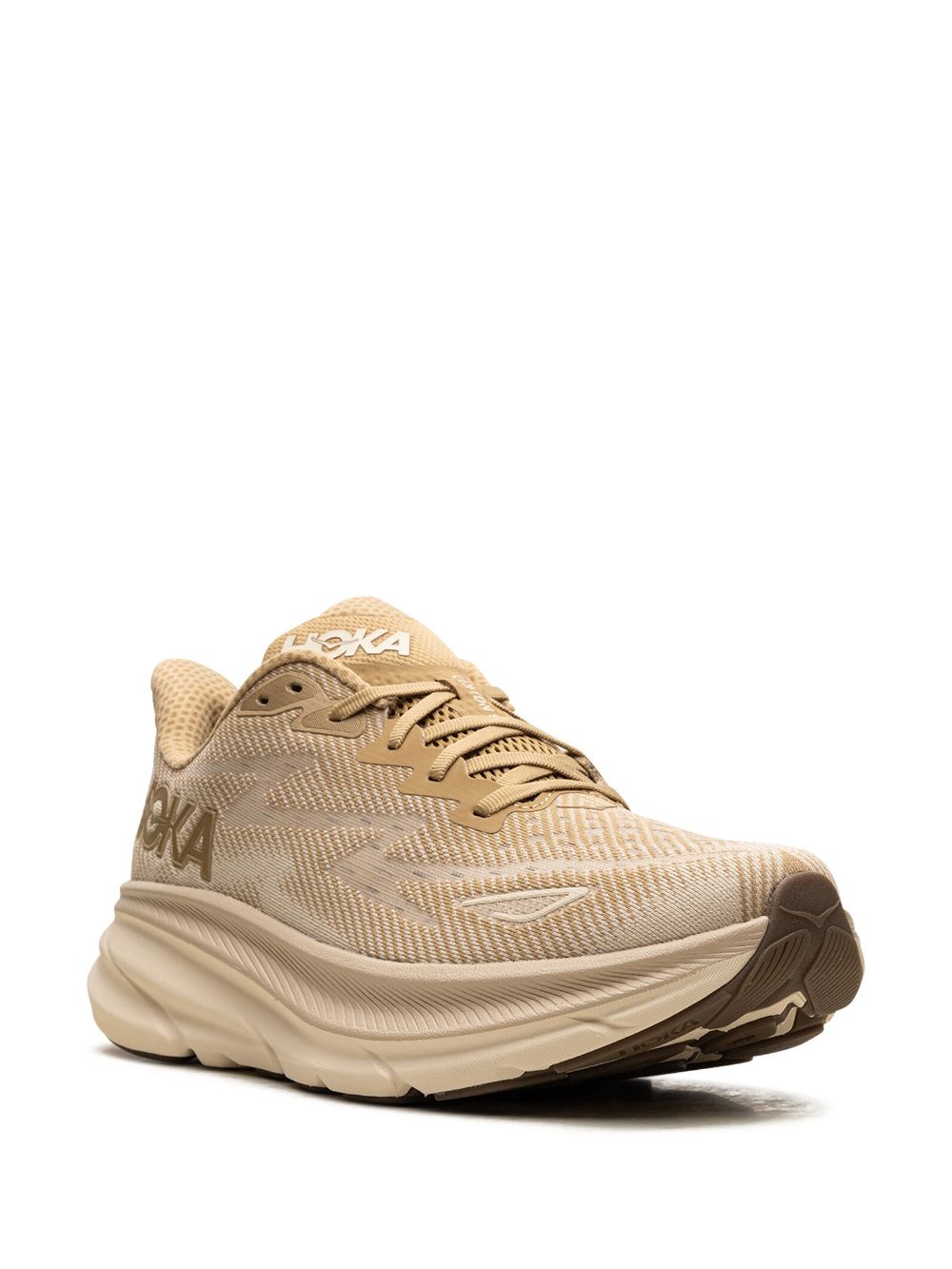 HOKA Clifton 9 "Wheat Shifting Sand" sneakers - Beige