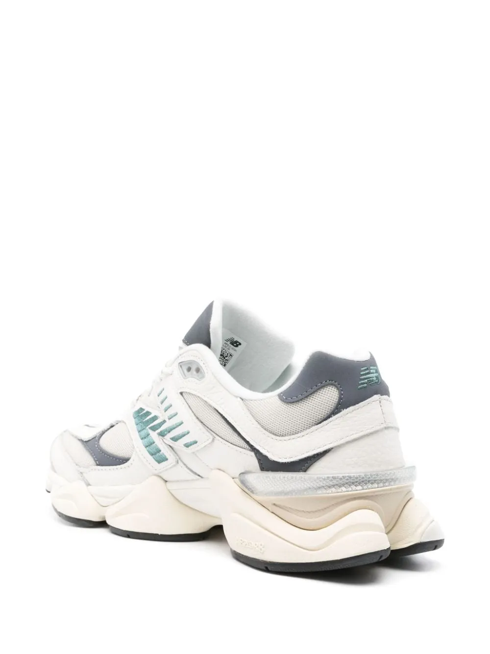 New Balance 9060 Leather And Mesh Sneakers In White