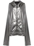 Rick Owens x Champion metallic hooded jacket - Silver