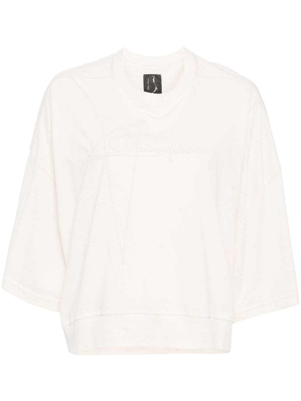Rick Owens Logo-embroidered Sweater In Neutral