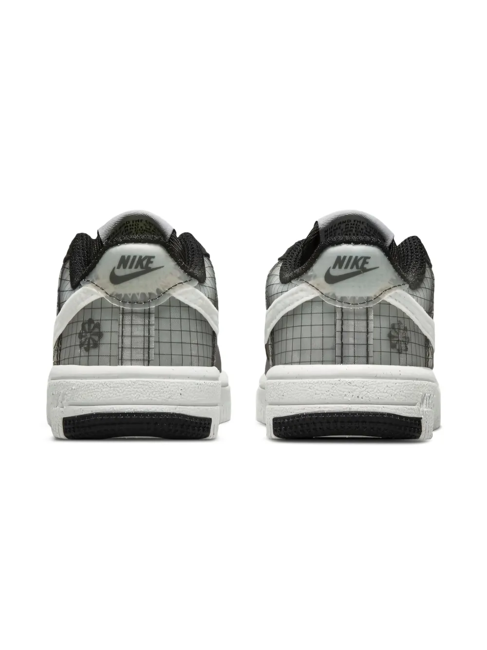 Nike Kids Force 1 Crater "Grid" sneakers Black