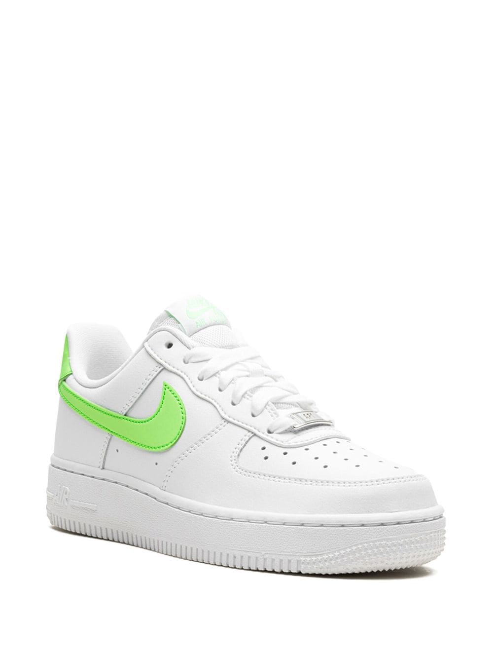 Shop Nike Air Force 1 '07 "lime Green" Sneakers In White