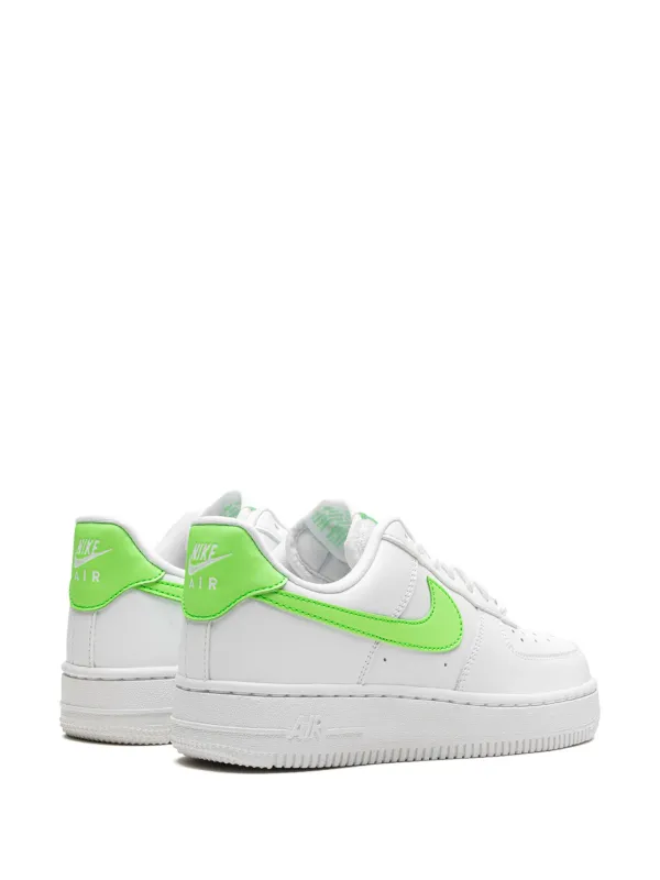 Neon green air forces on sale