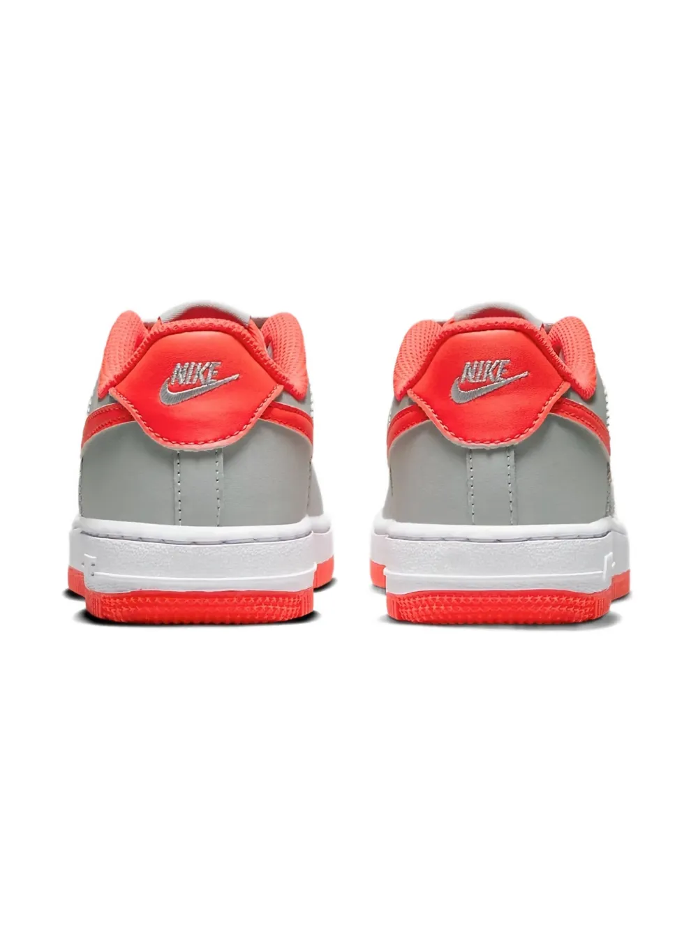 Nike Kids Force 1 PS "Grey Red" sneakers
