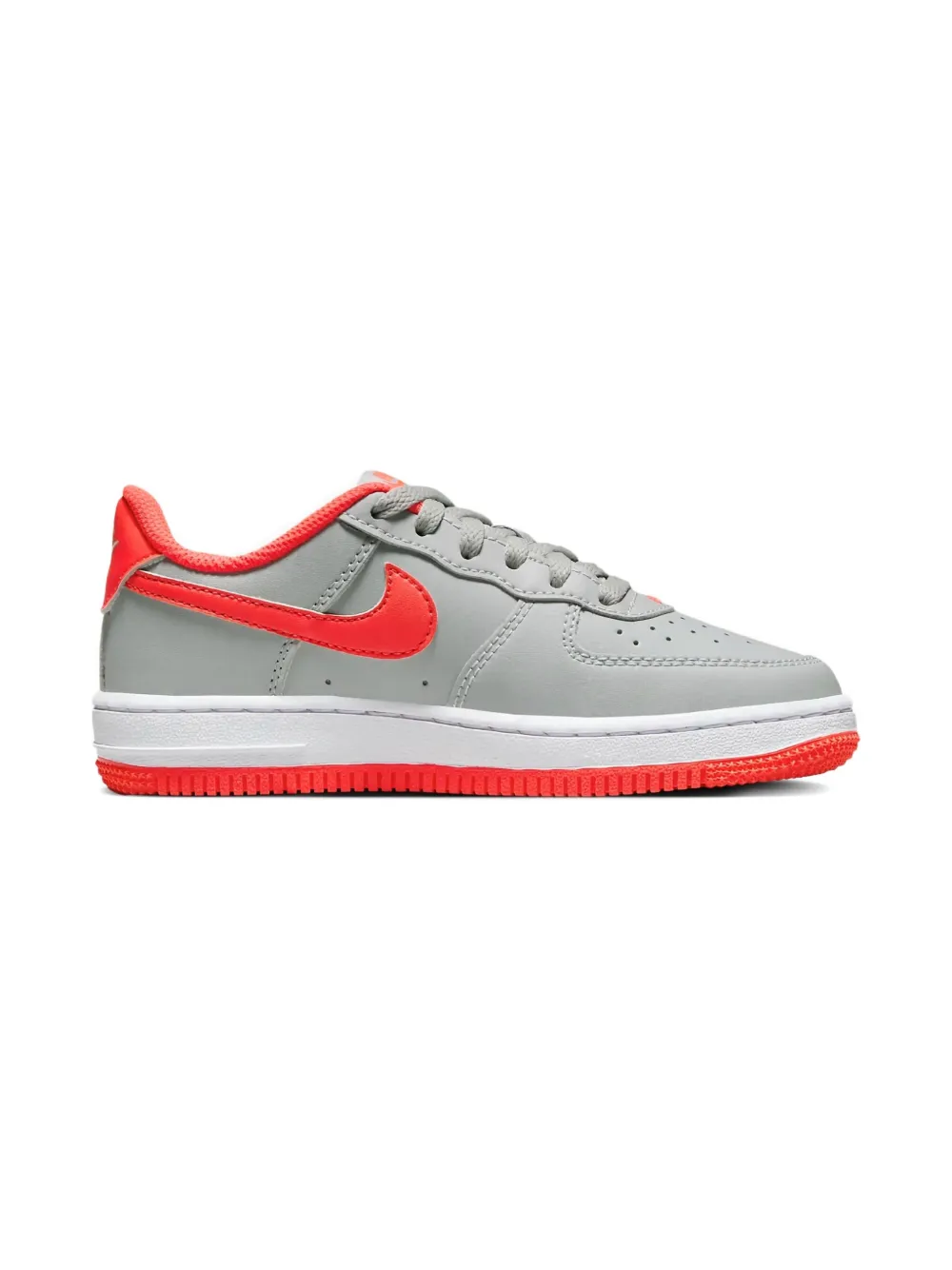 Nike Kids Force 1 PS Grey/Red sneakers - Grijs
