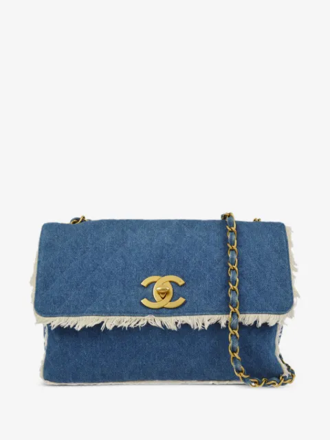 CHANEL Pre-Owned 1998 Maxi Single Flap Schultertasche