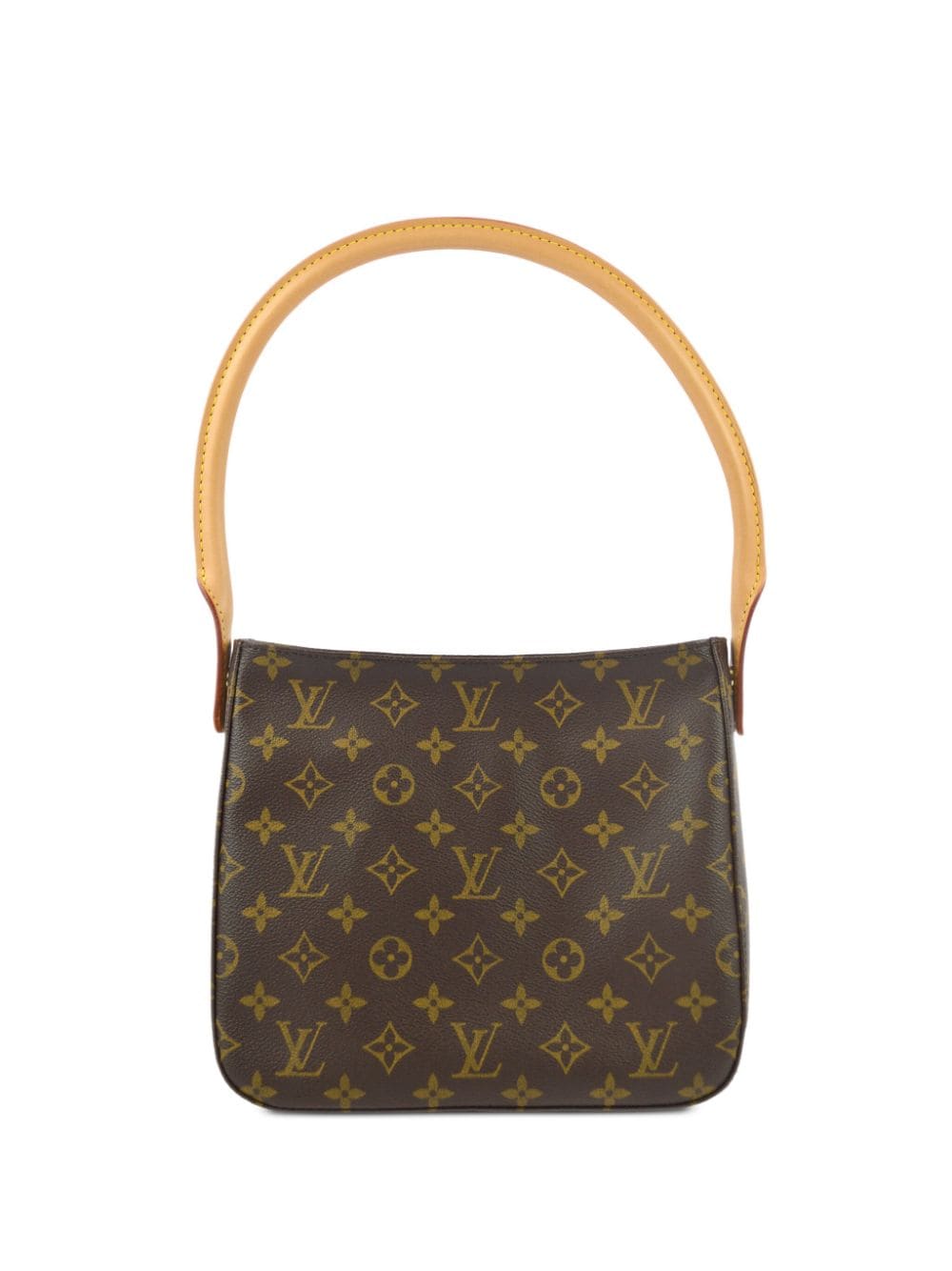 Pre-owned Louis Vuitton 2002 Looping Mm Shoulder Bag In Brown