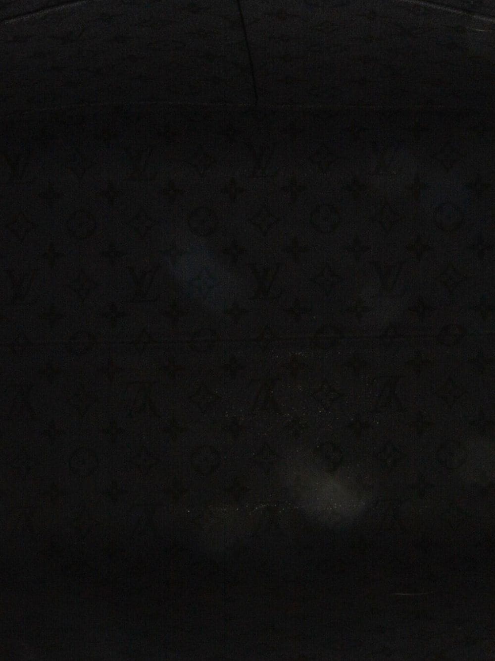 Pre-owned Louis Vuitton Monogram Giant Crafty Onthego Gm 斜挎包（2020年典藏款） In Black