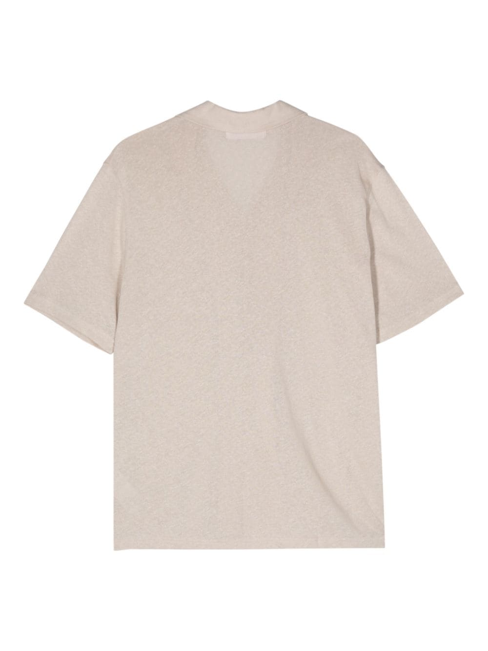 Shop Samsoe & Samsoe Samartin Short-sleeve Shirt In Neutrals
