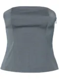 SAMSOE SAMSOE Saelynn smocked bandeau top - Grey