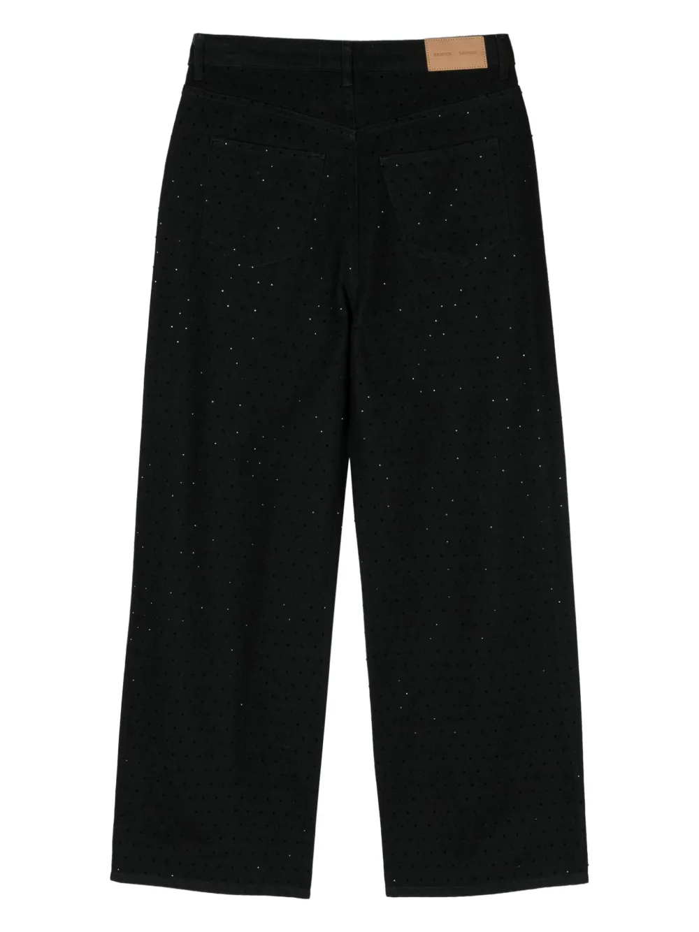 samsoesamsoe SAMSOE SAMSOE Shelly jeans met wijde pijpen - Zwart