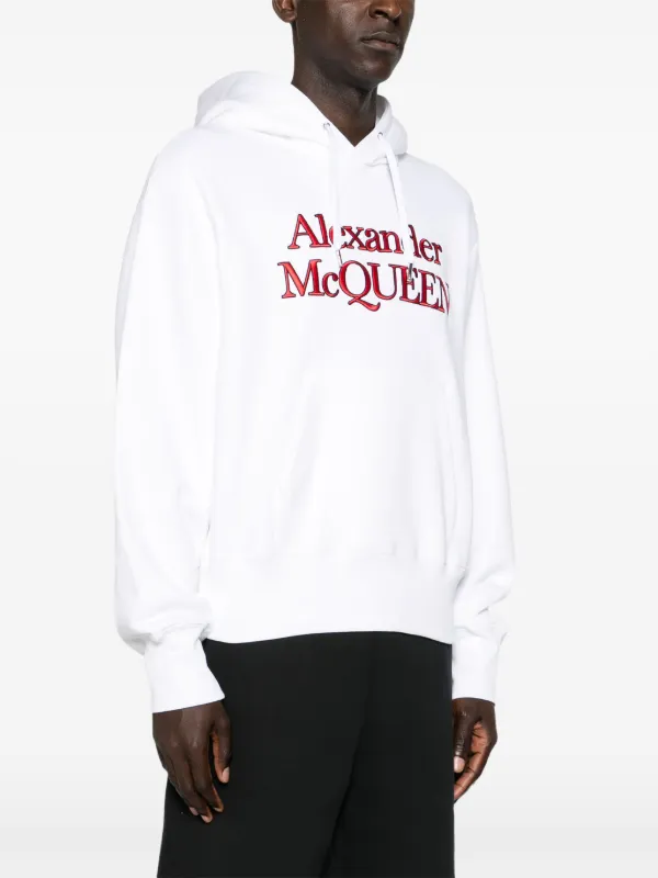 【Alexander McQueen】LOGO PRINT SWEATSHRT◆839216QTADU Alexander McQueen Graffiti logo-print Hoodie | Black | FARFETCH
