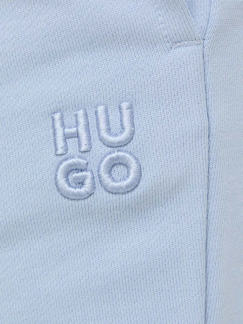 HUGO Trainingsbroek met geborduurd logo Blauw