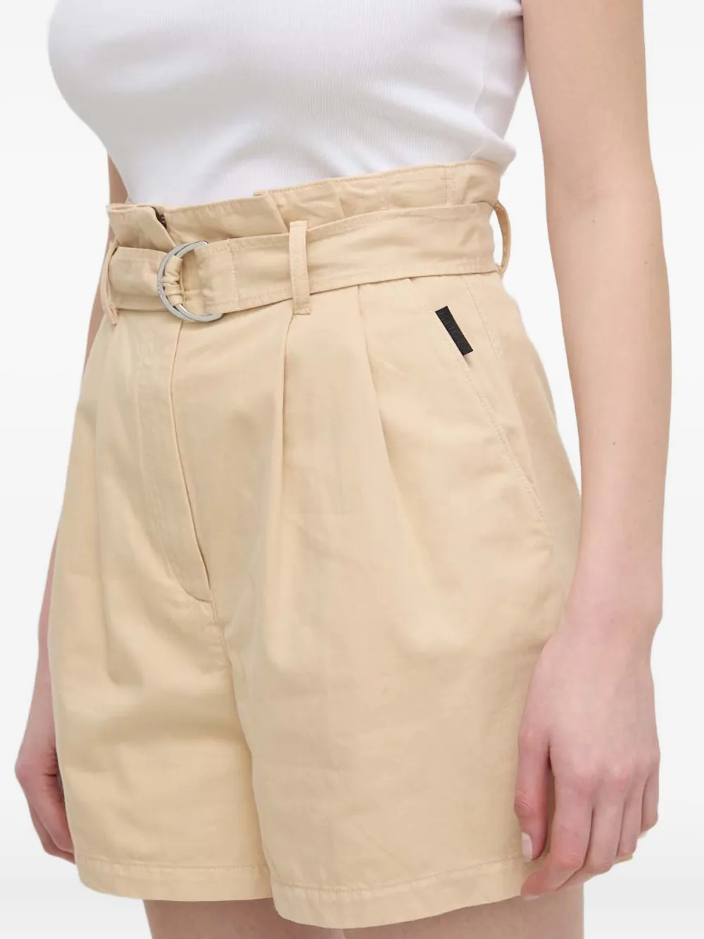 HUGO belted pleated shorts | Tailored Shorts | Image 2
