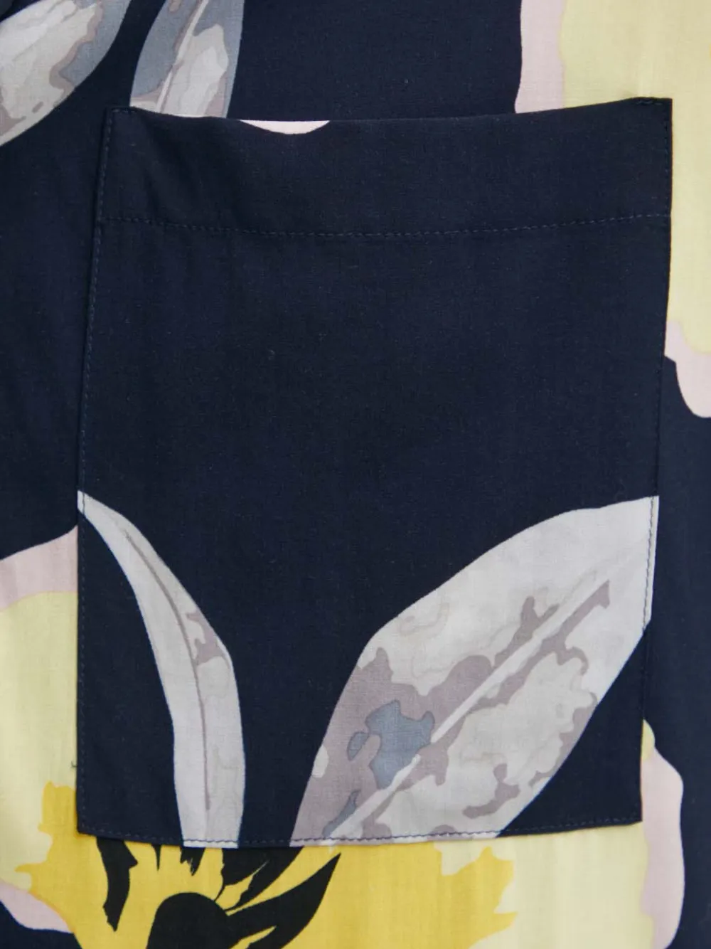 HUGO Overhemd met bloemenprint Blauw