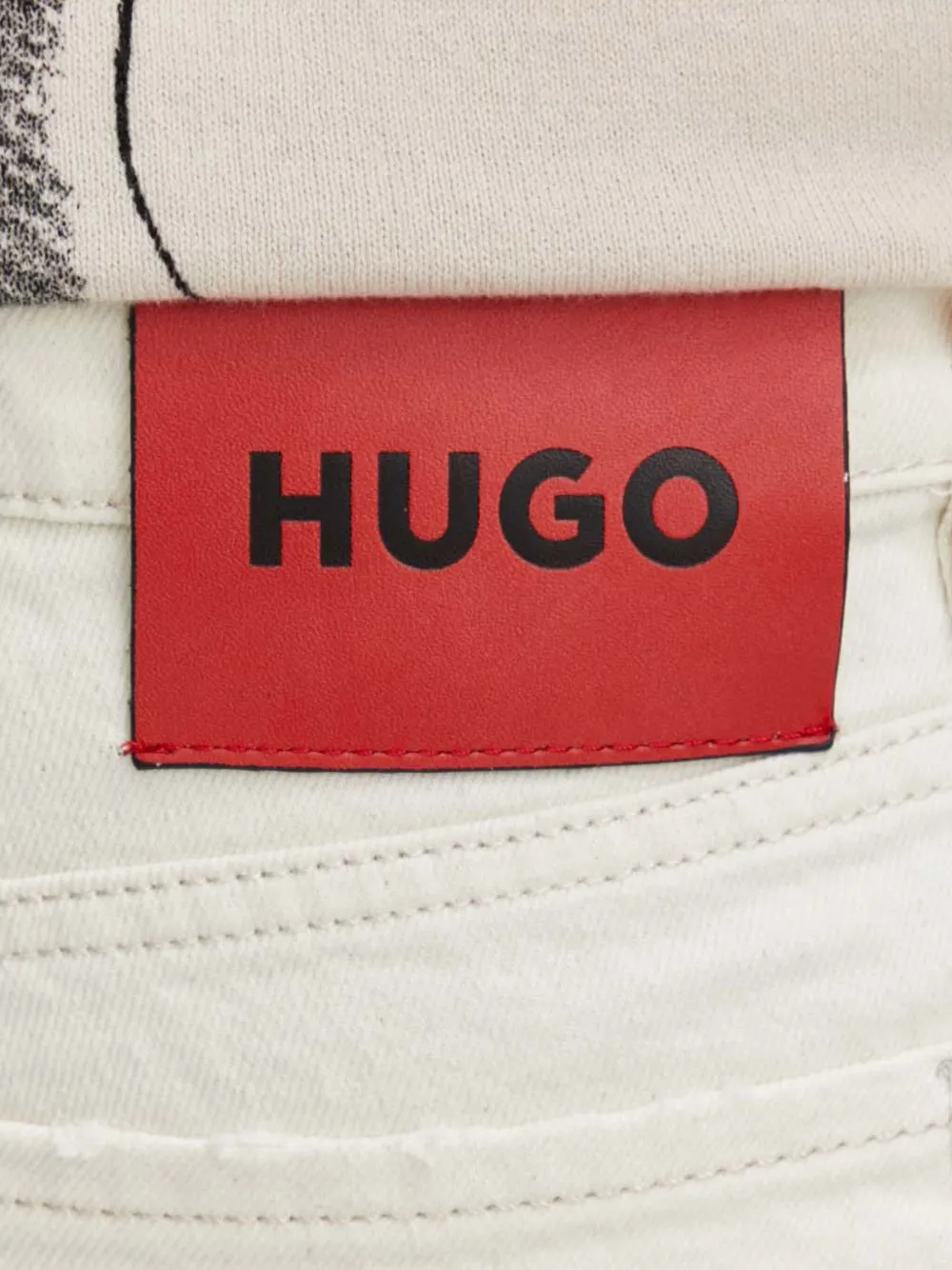 HUGO Katoenen jeans Wit