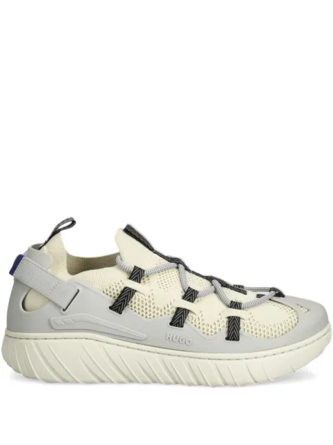 HUGO lace-up panelled sneakers
