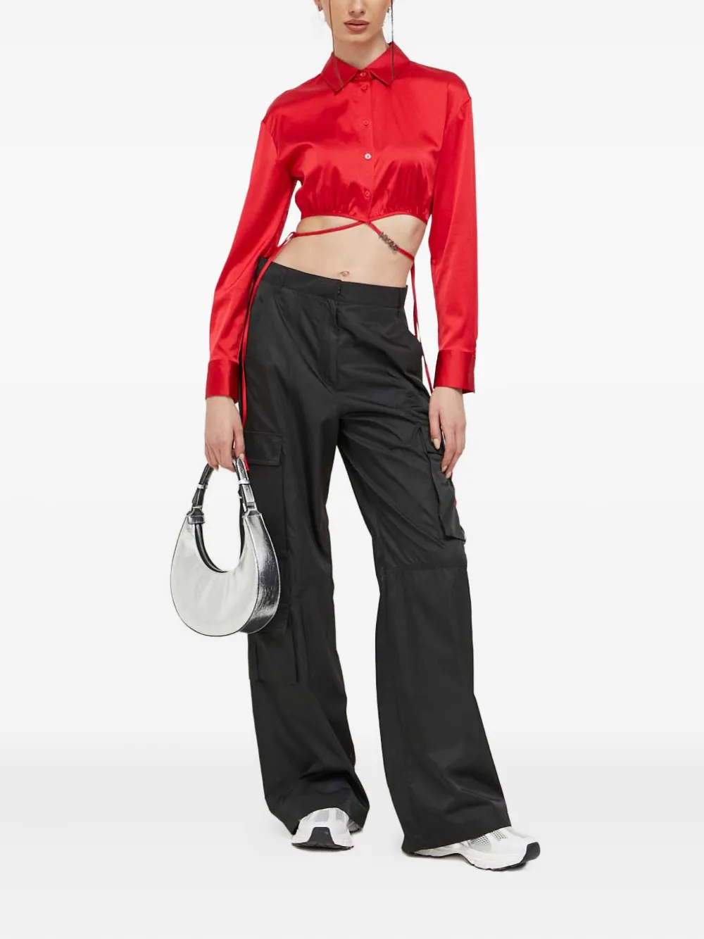 HUGO buttoned tie blouse | Blouses | Image 2