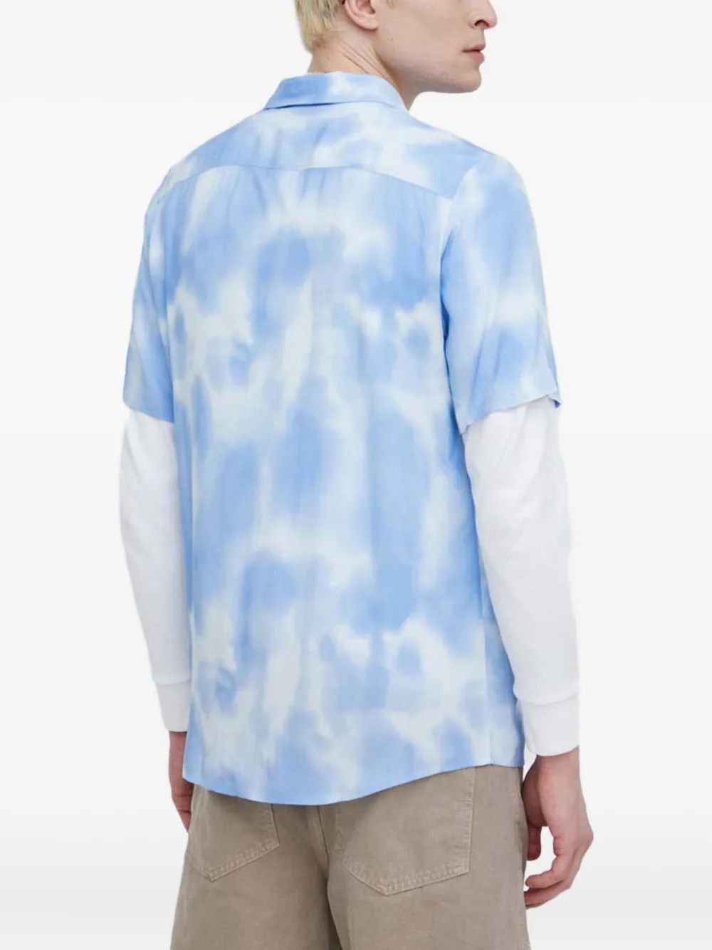 HUGO Overhemd met zak Blauw