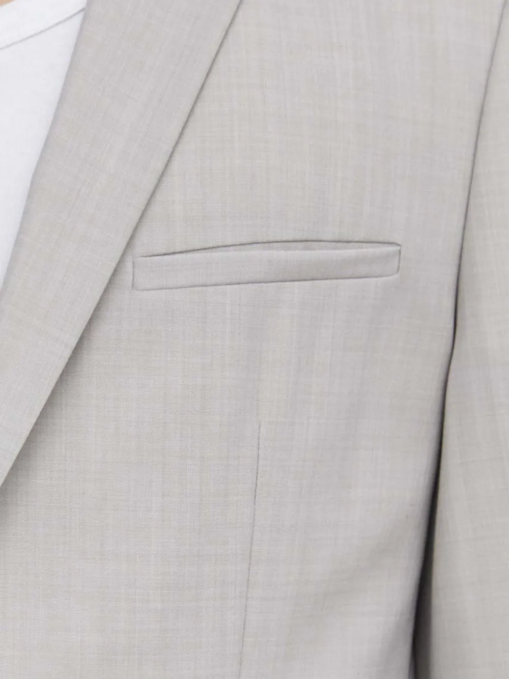 Hugo Boss Flap-pocket Suit In Gray