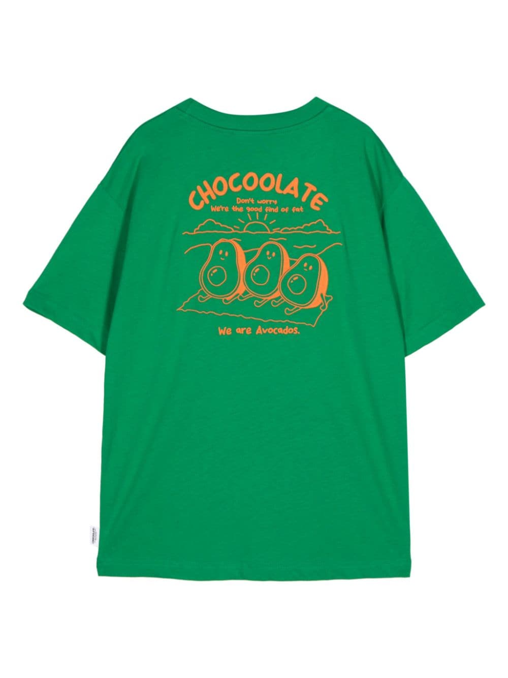CHOCOOLATE Avocado katoenen T-shirt - Groen