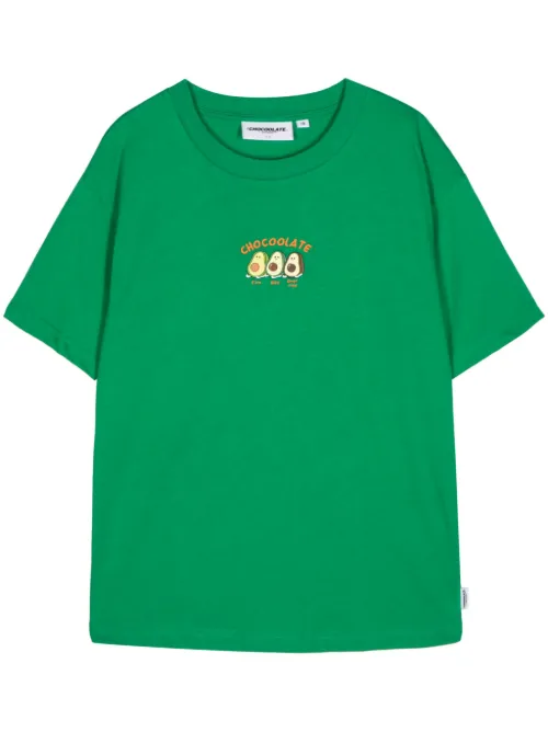 T-shirt Avocado en coton - CHOCOOLATE - Modalova