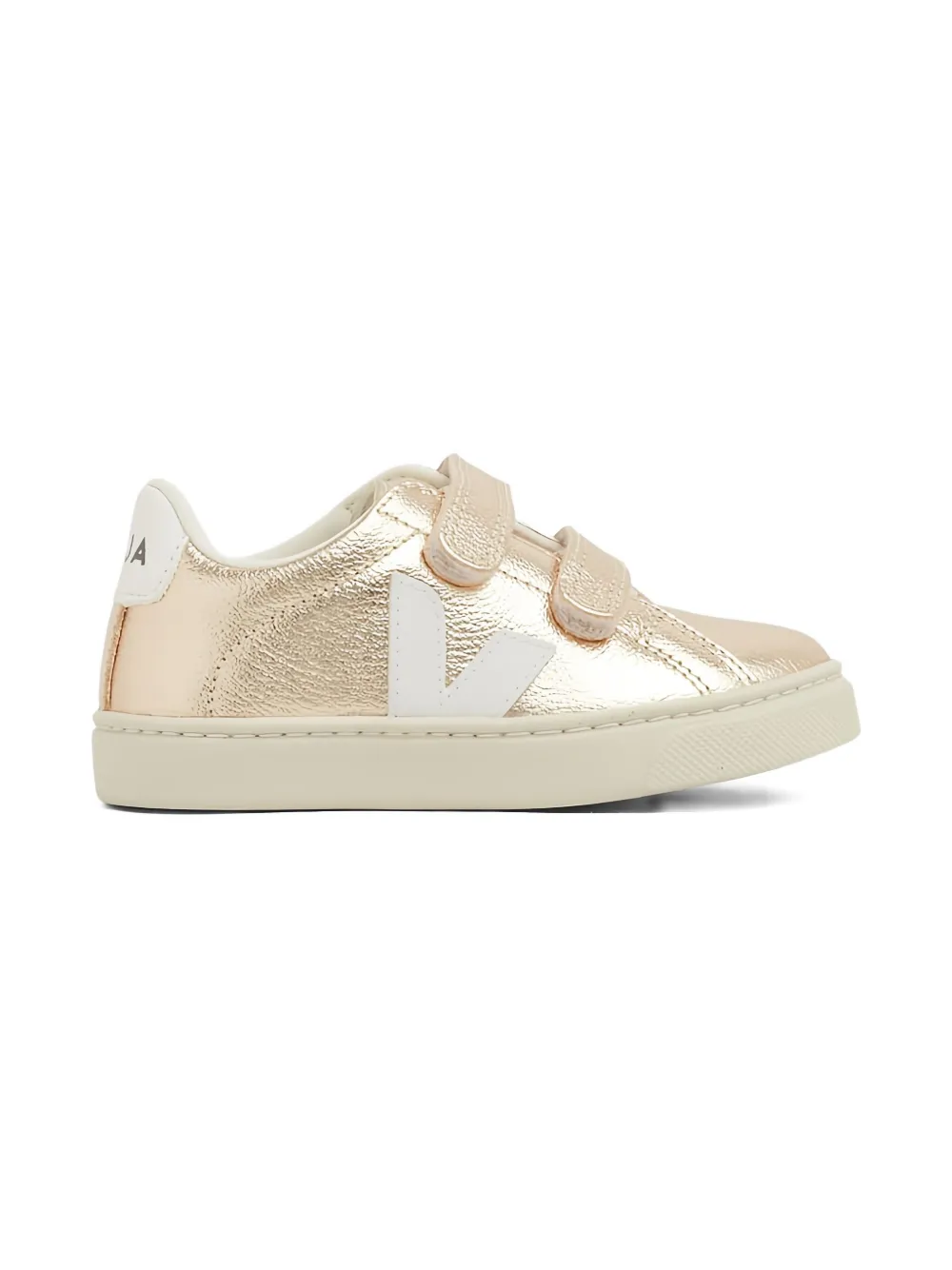 VEJA Kids logo-embellished sneakers Gold