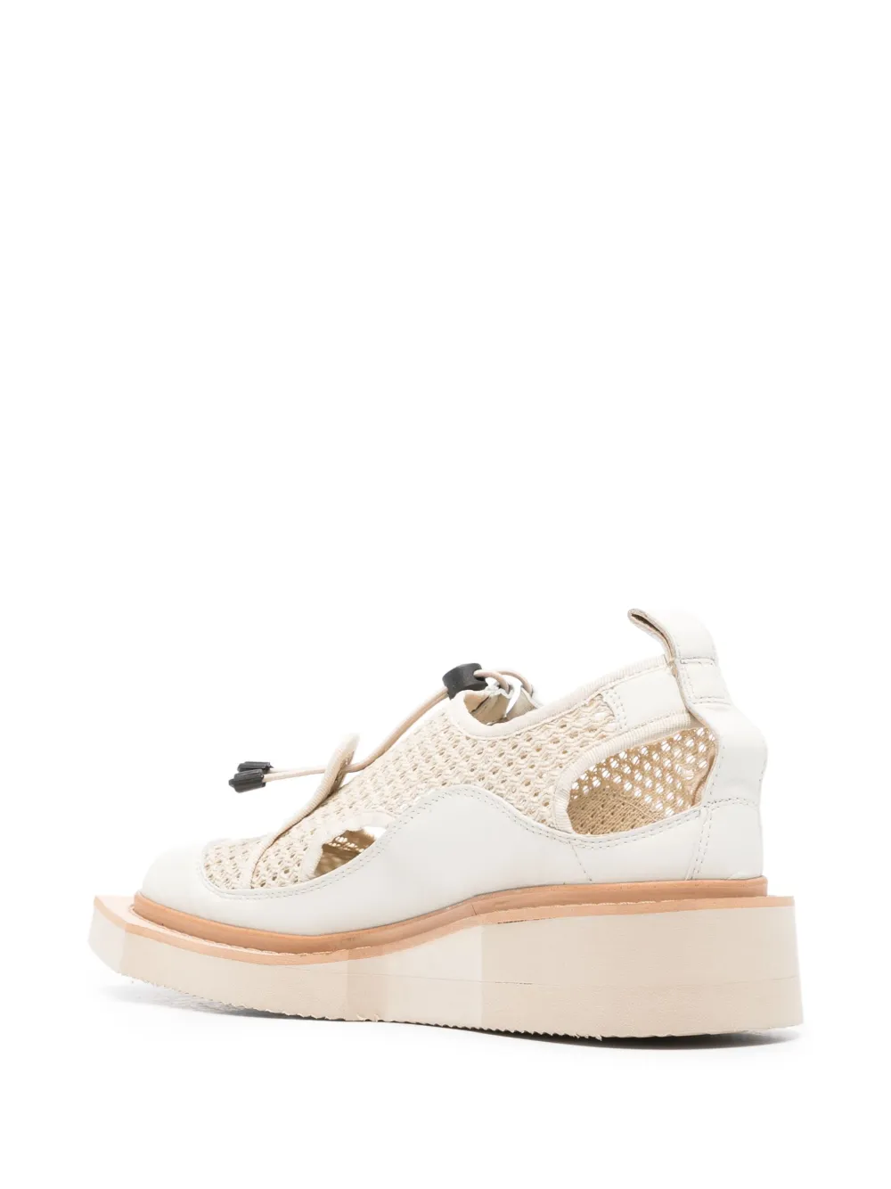 Henrik Vibskov 40mm Riviera interwoven sandals Neutrals