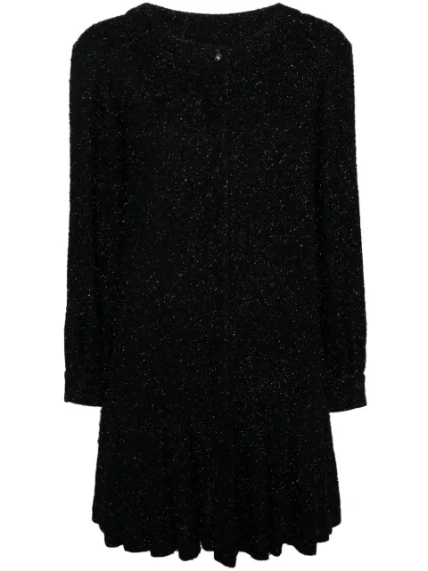 CHANEL 2013 tweed pleated dress Women