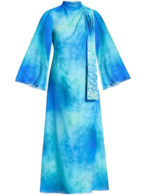 ANATOMI Alani tie-dye sequin-embellished dress 