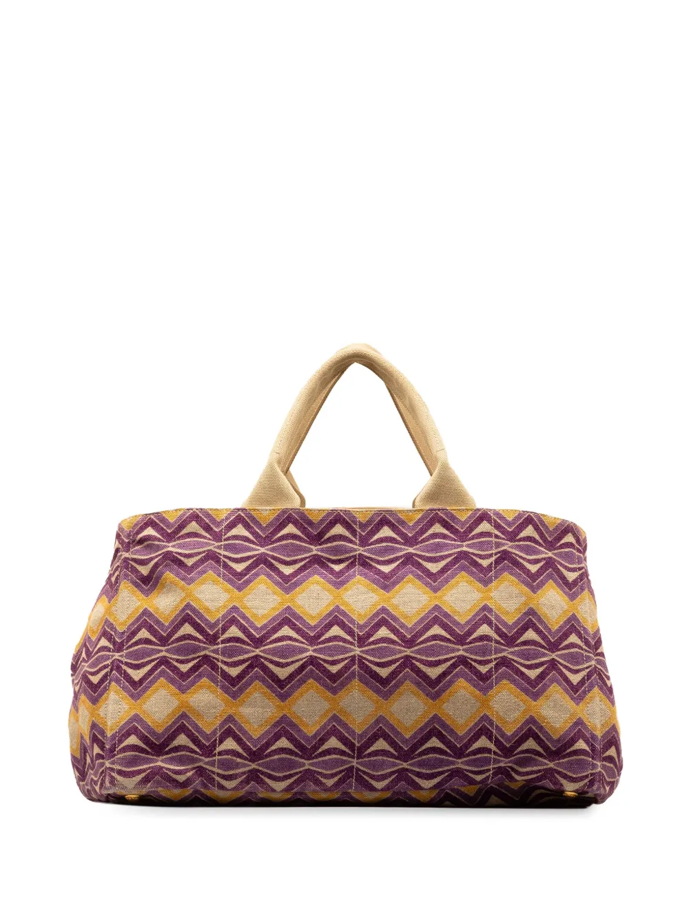 Prada Pre-Owned 2013-2023 Canapa Stampata tote bag - Paars