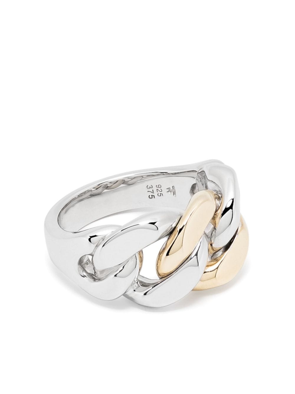 Tom Wood Dean Duo Ring In Silver