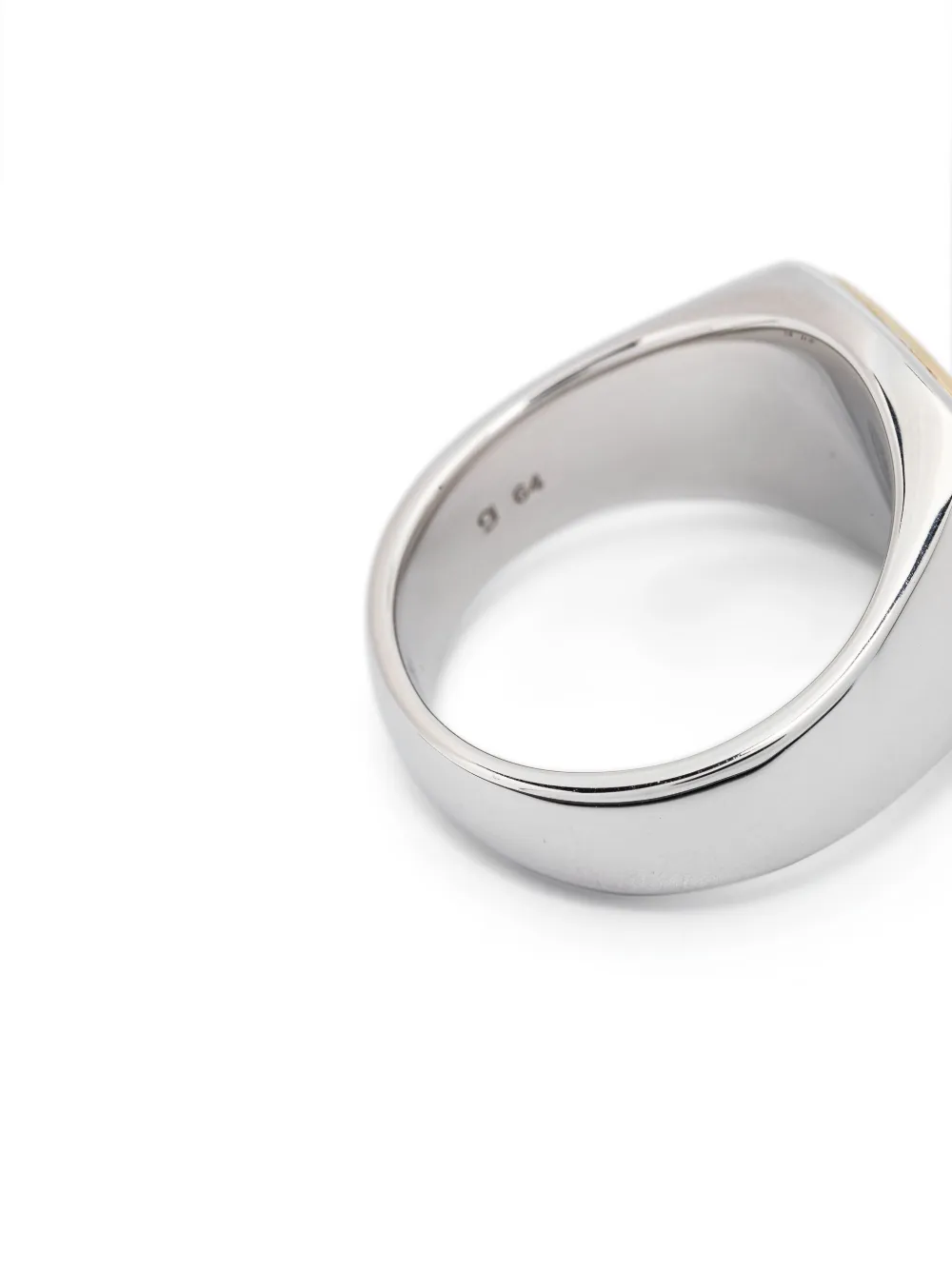 Tom Wood 9kt yellow gold Cushion ring - Zilver