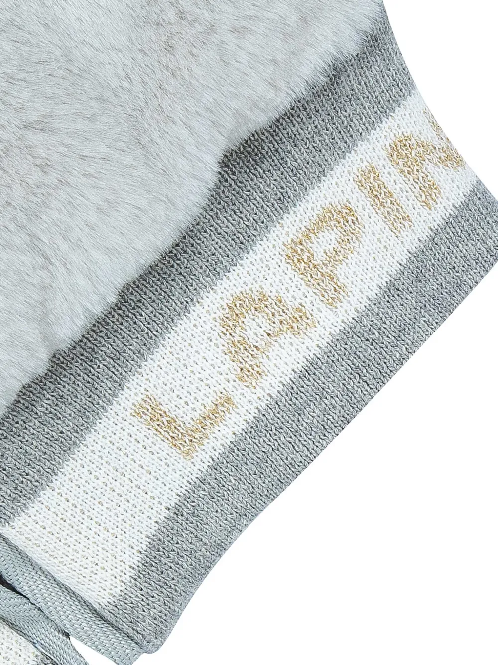 Lapin House Gilet met capuchon en teddybeer oren Grijs