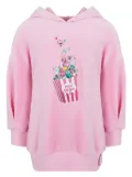 Lapin House popcorn chic hooded pullover dress - Pink