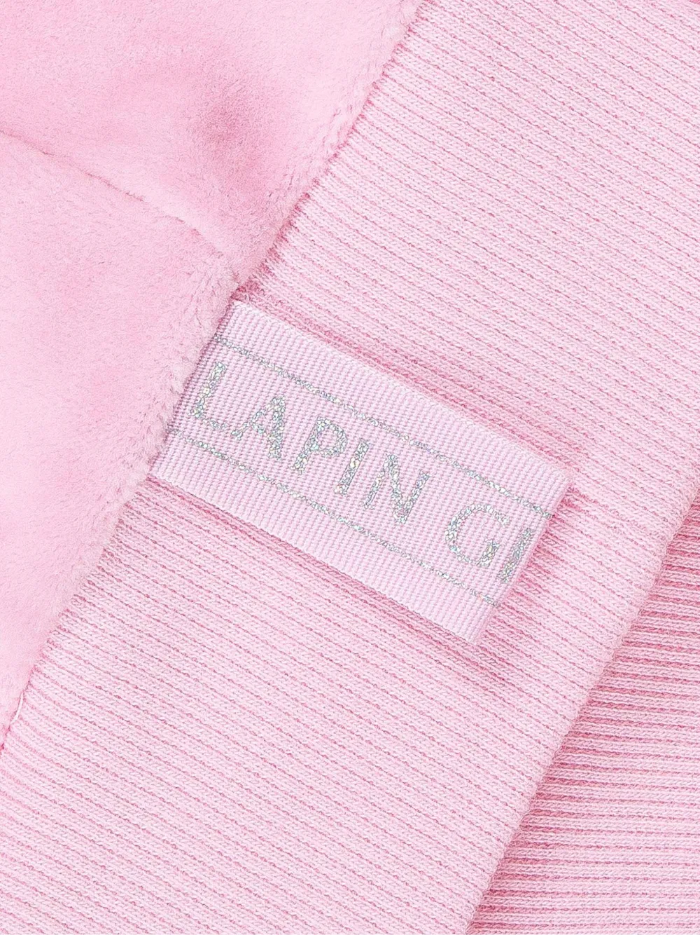 Lapin House Popcorn Chic Hooded Pullover Dress In Pink