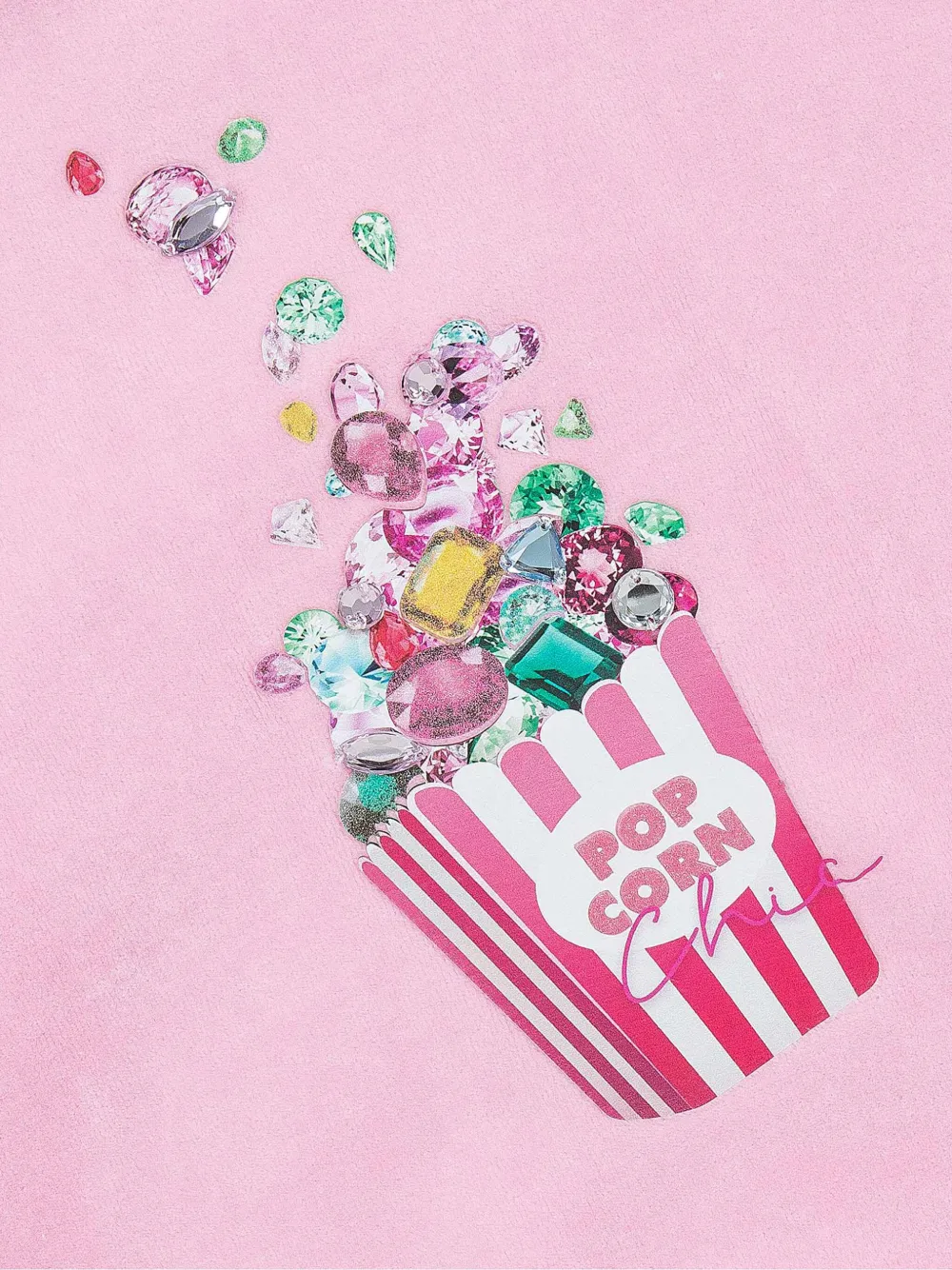 Lapin House Popcorn Chic Hooded Pullover Dress In Pink