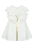 Lapin House oversized bow dress - White