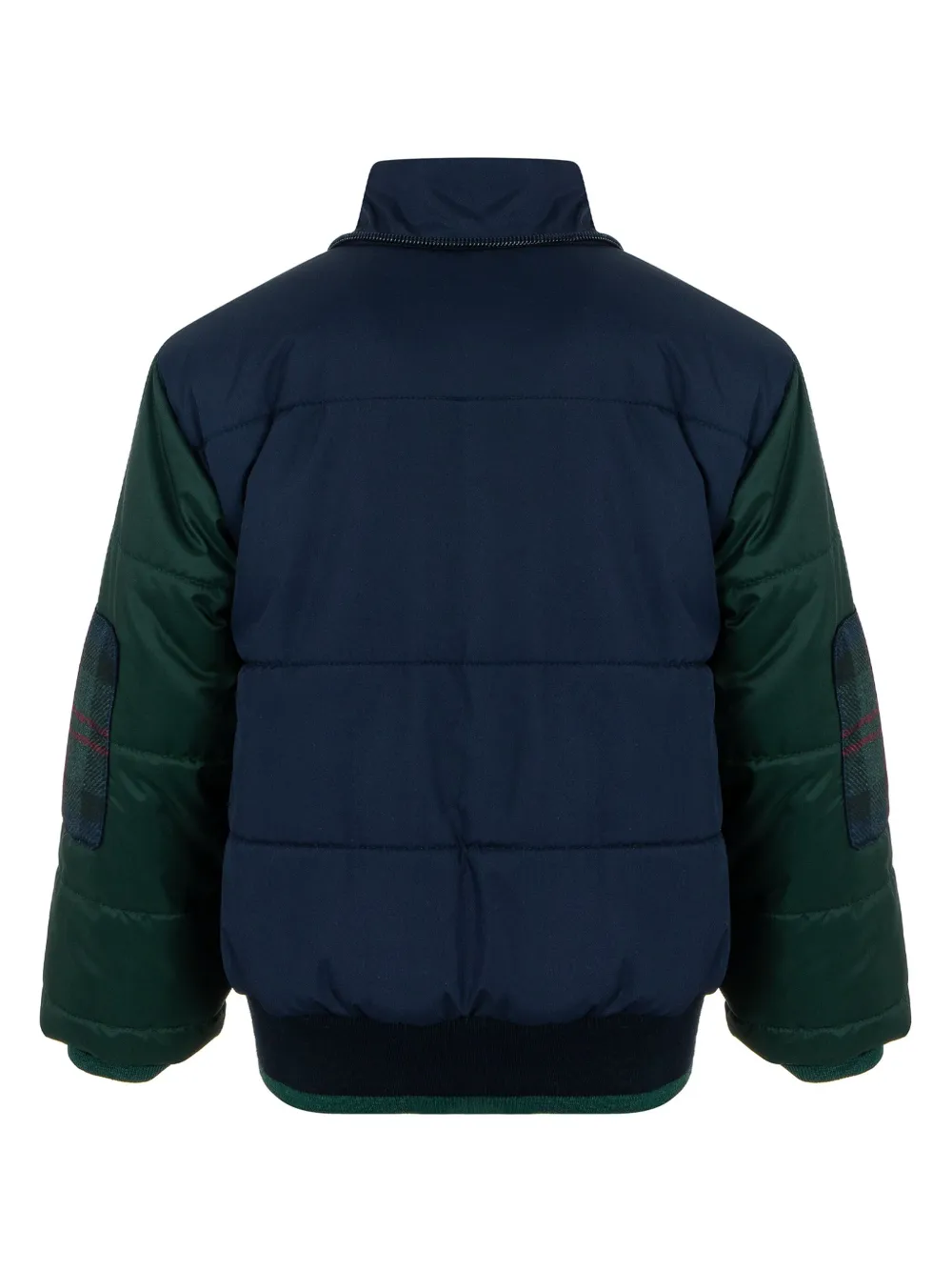 Lapin House Logo Patch Zipped Jacket In Black