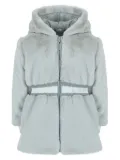 Lapin House Faux Fur Coat - Grey