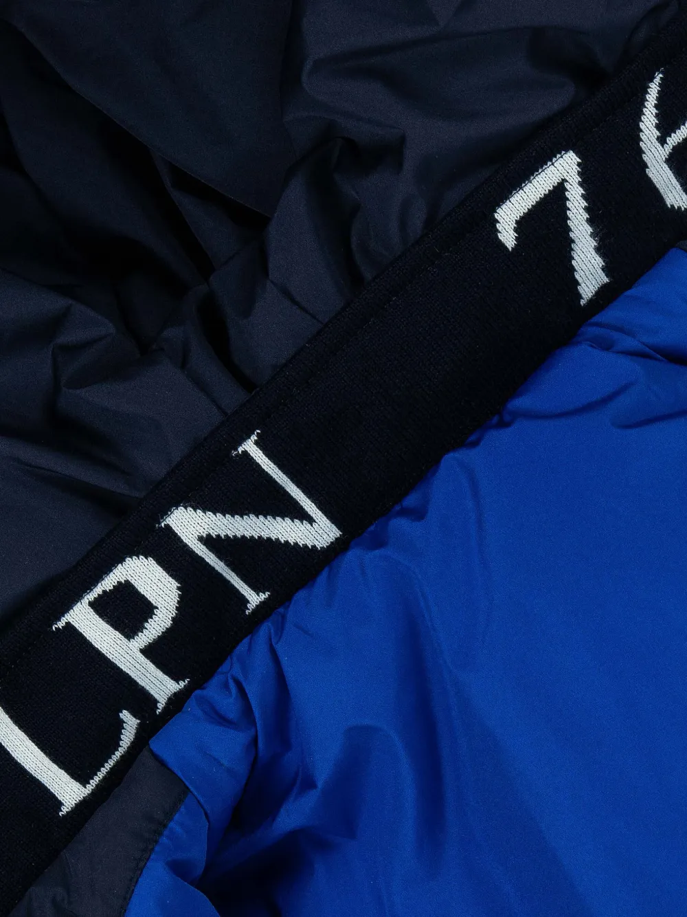 Lapin House Logo Patch Buttoned Jacket In Blue